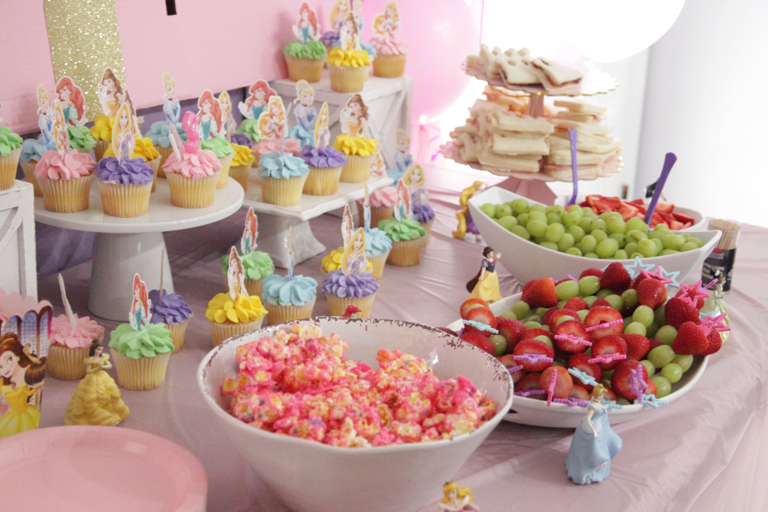 princess birthday party decor